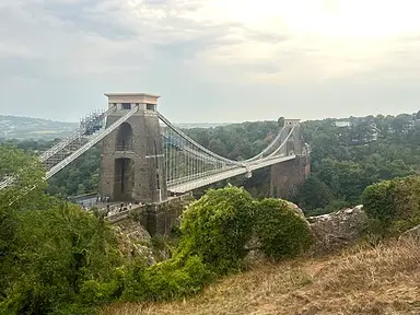Bridge: The Clifton Suspension Bridge at midday