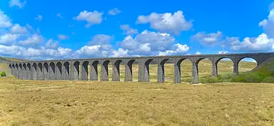 Bridge: Ribblehead Viaduct, Batty Moss Valley, Yorkshire (34602553041)